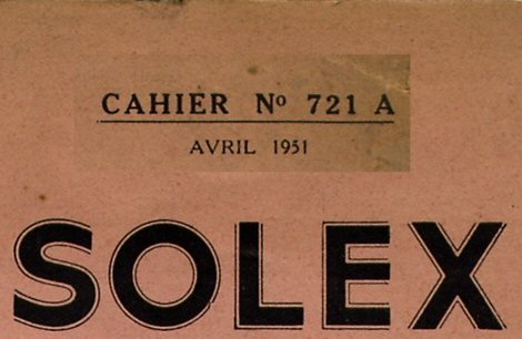 Solex 721a