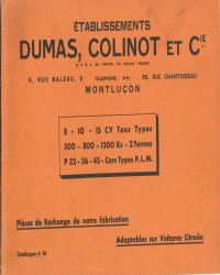 pieces detachees dumas colinot