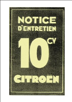 notice entretien 10cv