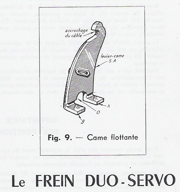 fonctionnement et reglage des freins auto-serreur