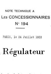 regulateur 