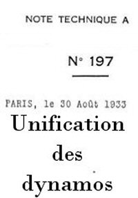 unification des dynamos