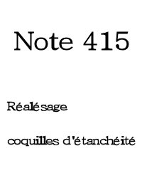 realesage coquilles etancheite